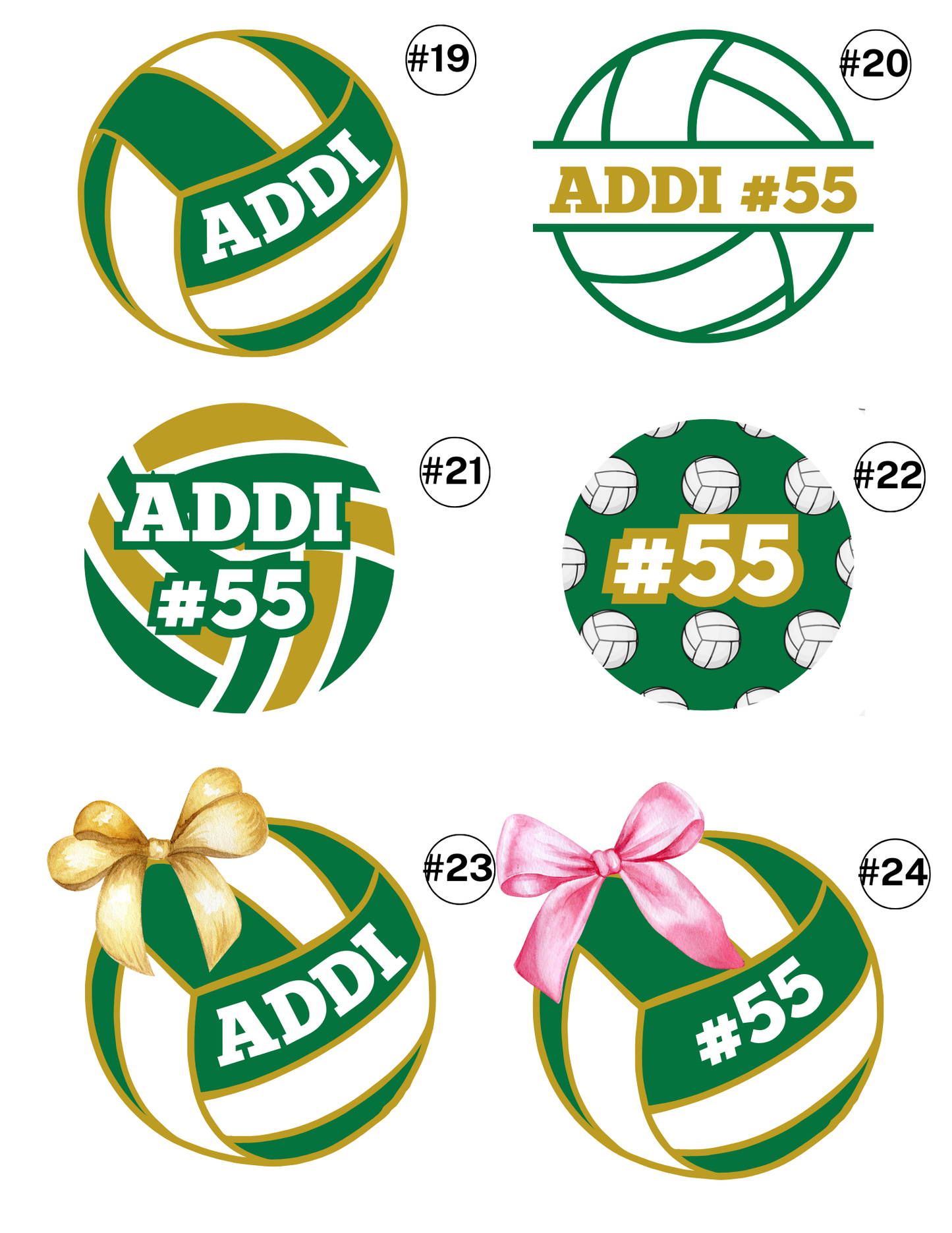 Custom School Buttons