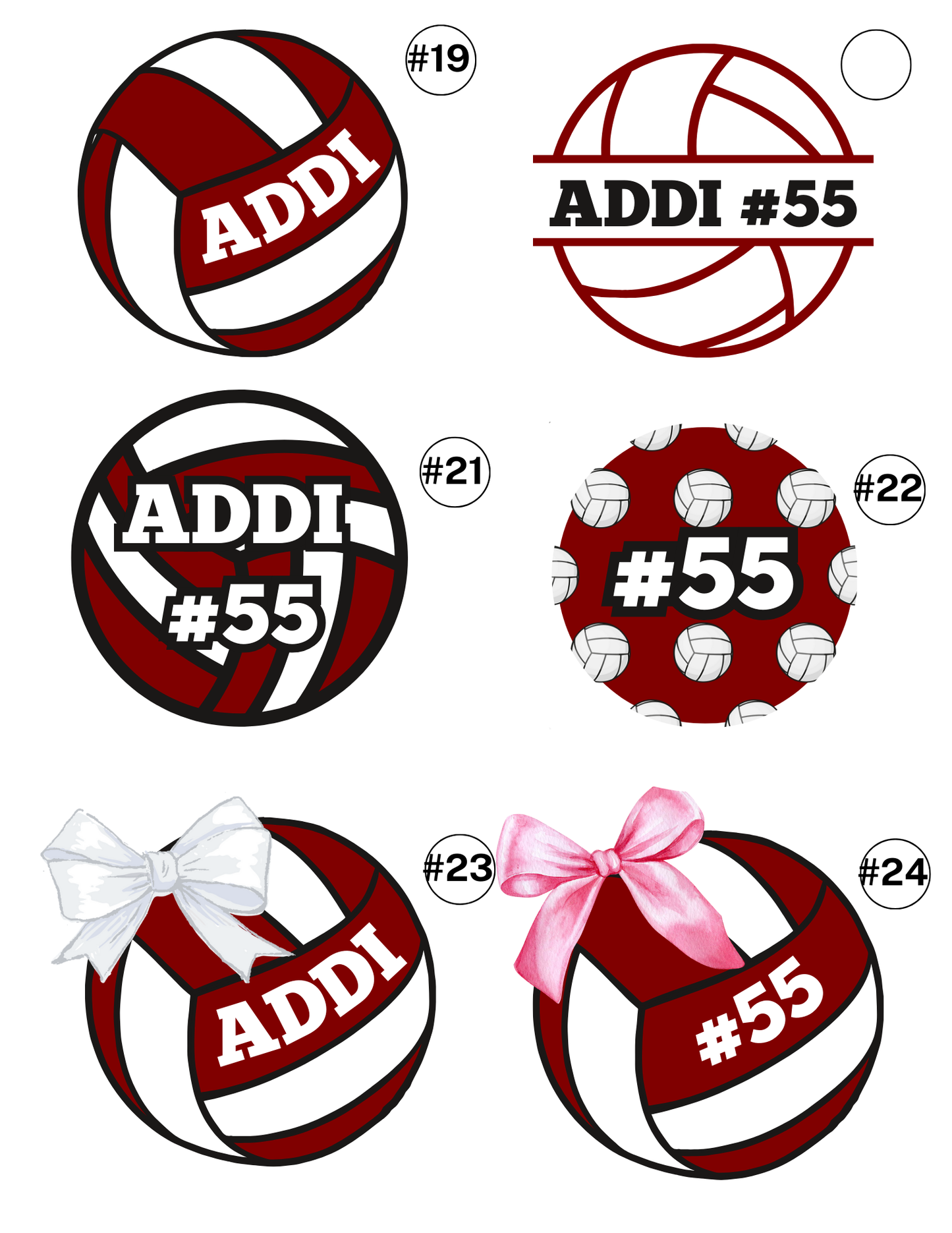 Custom School Buttons