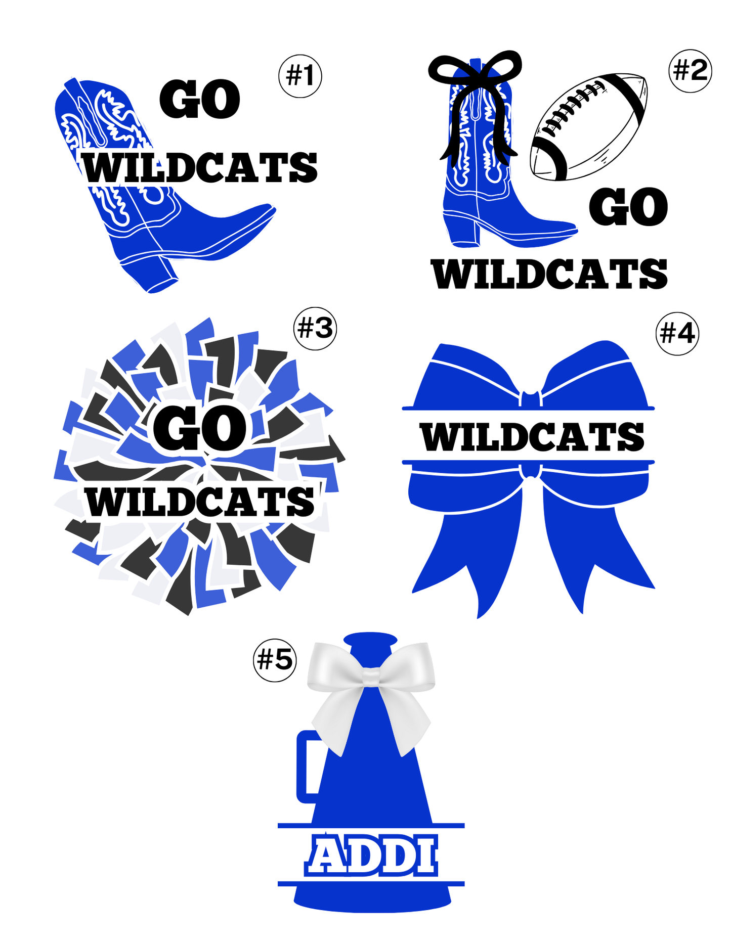 Custom School Buttons