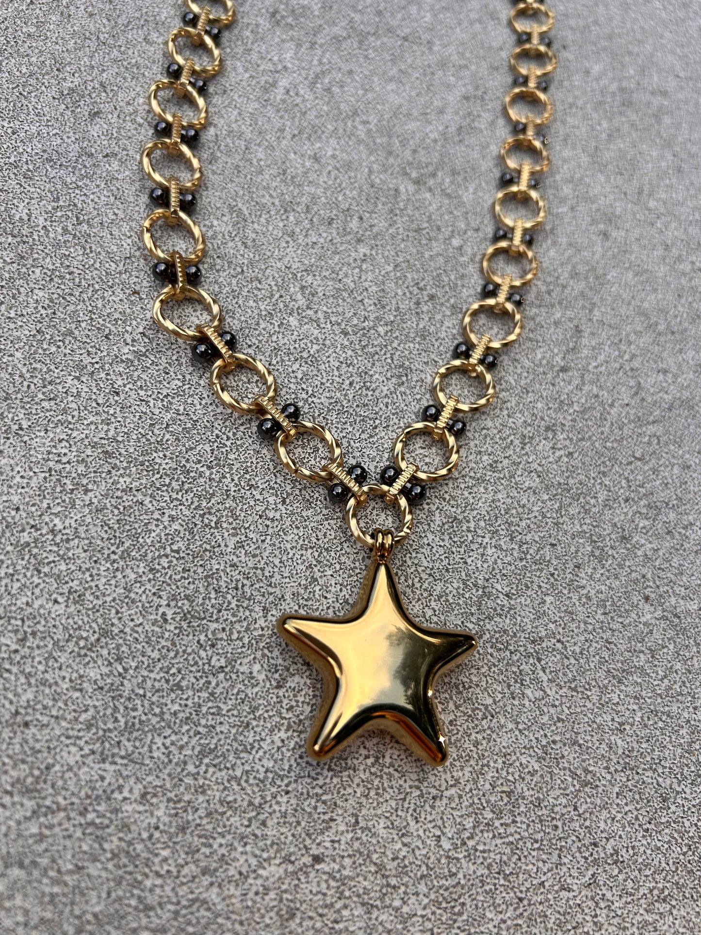Golden Girl - Gold Chain with Gold Star